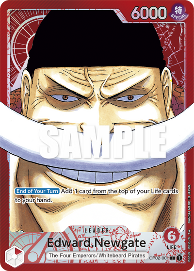 Edward.Newgate OP02-001 (Parallel 1) Paramount War One Piece Karte