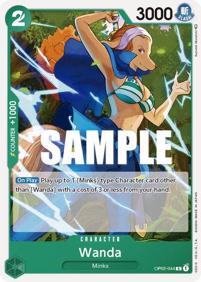 Wanda OP02-044 Paramount War One Piece Karte
