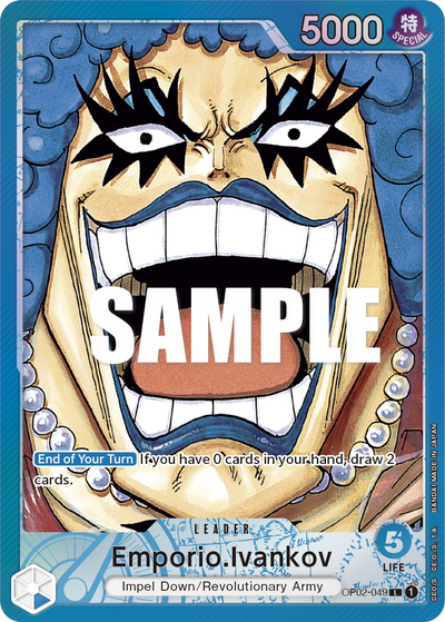 Emporio.Ivankov OP02-049 (Parallel 1) Paramount War One Piece Karte