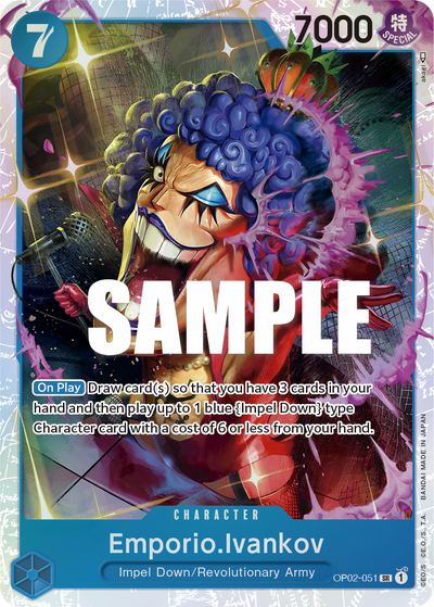 Emporio.Ivankov OP02-051 Paramount War One Piece Karte