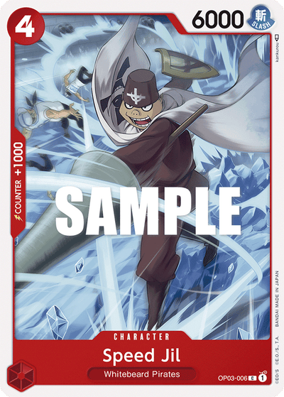 Speed Jil OP03-006 Pillars of Strength One Piece Karte