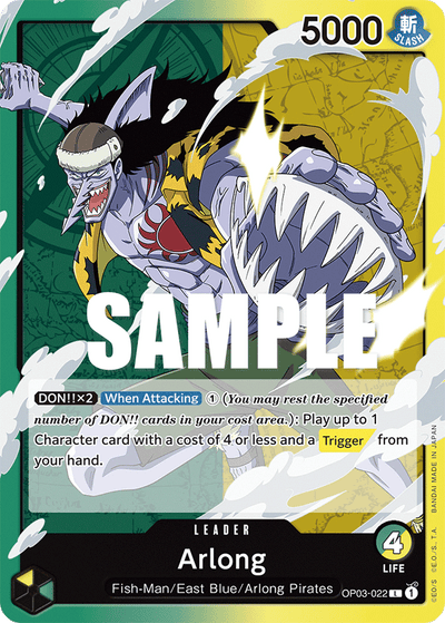 Arlong OP03-022 Pillars of Strength One Piece Karte