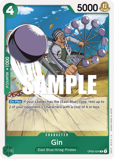 Gin OP03-024 Pillars of Strength One Piece Karte