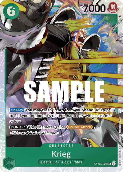 Krieg OP03-025 Pillars of Strength One Piece Karte