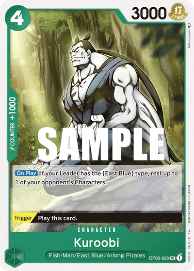 Kuroobi OP03-026 Pillars of Strength One Piece Karte
