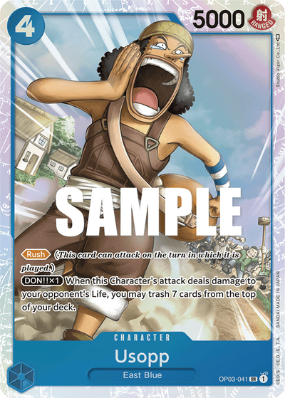 Usopp OP03-041 Pillars of Strength One Piece Karte