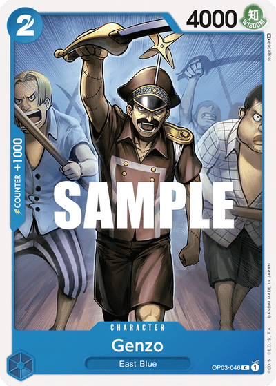 Genzo OP03-046 Pillars of Strength One Piece Karte