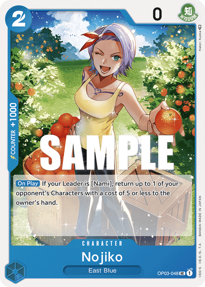Nojiko OP03-048 Pillars of Strength One Piece Karte