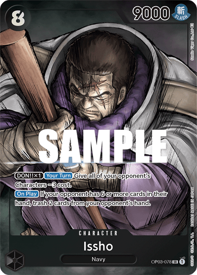 Issho OP03-078 (Parallel 1) Pillars of Strength One Piece Karte