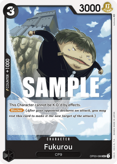 Fukurou OP03-088 Pillars of Strength One Piece Karte