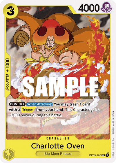 Charlotte Oven OP03-105 Pillars of Strength One Piece Karte