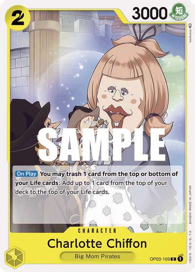 Charlotte Chiffon OP03-109 Pillars of Strength One Piece Karte