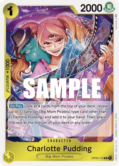 Charlotte Pudding OP03-112 Pillars of Strength One Piece Karte