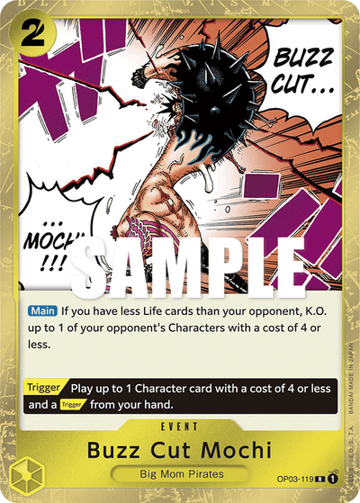 Buzz Cut Mochi OP03-119 Pillars of Strength One Piece Karte