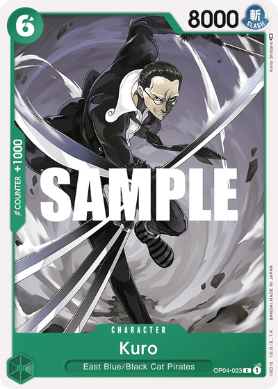 Kuro OP04-023 Kingdoms of Intrigue One Piece Karte