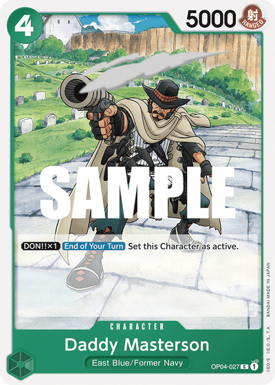 Daddy Masterson OP04-027 Kingdoms of Intrigue One Piece Karte