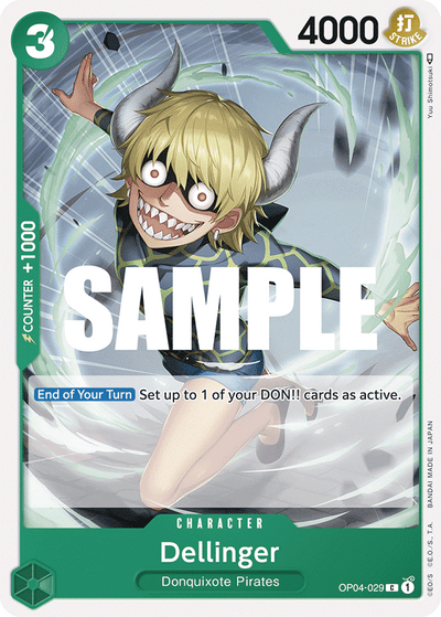 Dellinger OP04-029 Kingdoms of Intrigue One Piece Karte