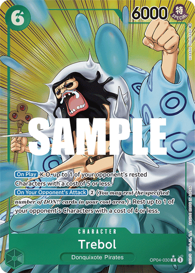 Trebol OP04-030 (Parallel 1) Kingdoms of Intrigue One Piece Karte