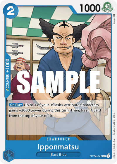 Ipponmatsu OP04-042 Kingdoms of Intrigue One Piece Karte