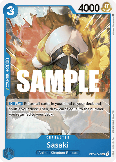 Sasaki OP04-048 Kingdoms of Intrigue One Piece Karte