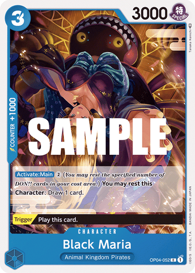 Black Maria OP04-052 Kingdoms of Intrigue One Piece Karte