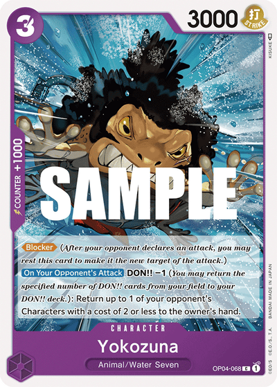 Yokozuna OP04-068 Kingdoms of Intrigue One Piece Karte