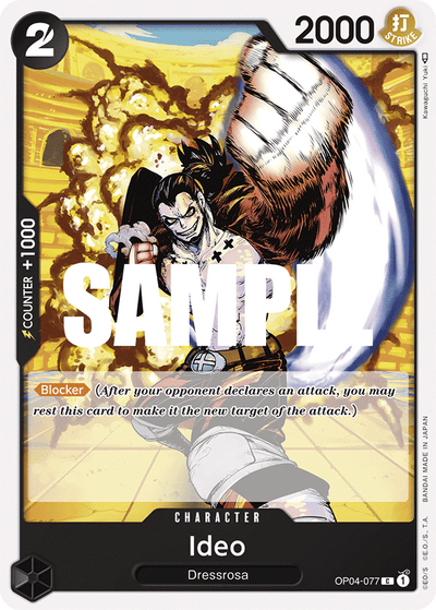 Ideo OP04-077 Kingdoms of Intrigue One Piece Karte
