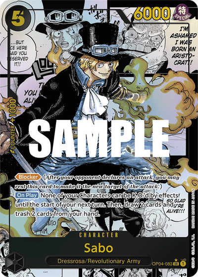 Sabo OP04-083 (Parallel 2) Kingdoms of Intrigue One Piece Karte