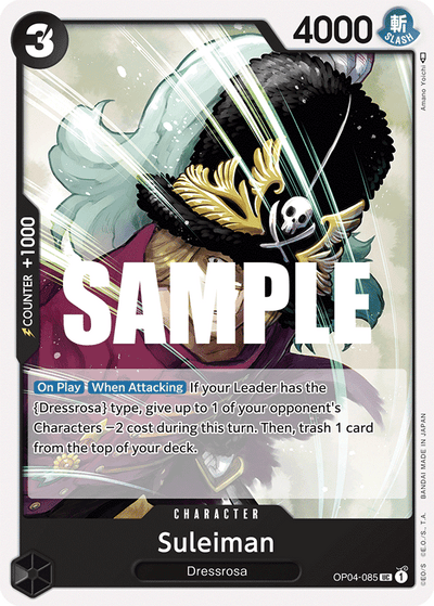 Suleiman OP04-085 Kingdoms of Intrigue One Piece Karte