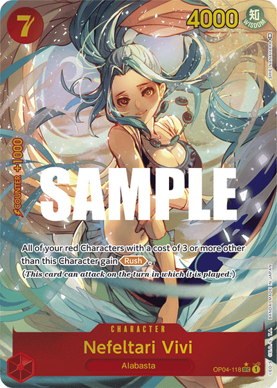 Nefeltari Vivi OP04-118 (Parallel 1) Kingdoms of Intrigue One Piece Karte