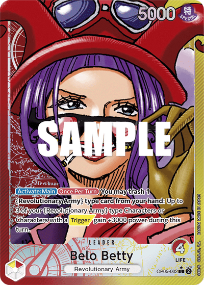 Belo Betty OP05-002 (Parallel 1) Awakening of the New Era One Piece Karte