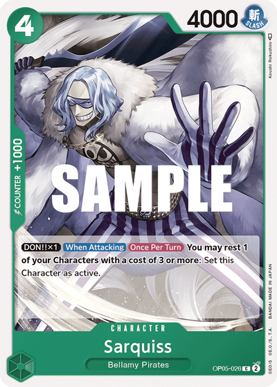 Sarquiss OP05-026 Awakening of the New Era One Piece Karte