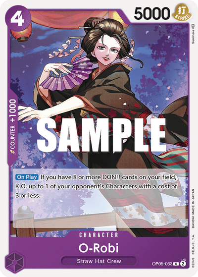 O-Robi OP05-063 Awakening of the New Era One Piece Karte