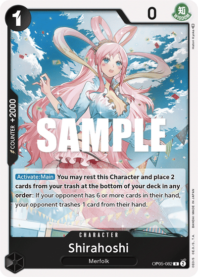 Shirahoshi OP05-082 Awakening of the New Era One Piece Karte