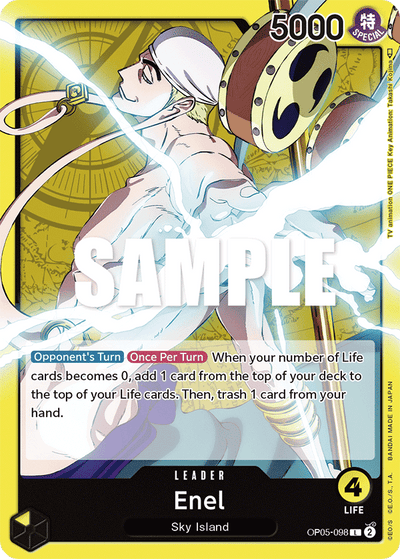 Enel OP05-098 Awakening of the New Era One Piece Karte
