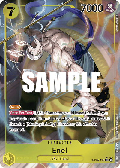 Enel OP05-100 (Parallel 1) Awakening of the New Era One Piece Karte