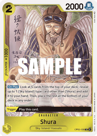 Shura OP05-106 Awakening of the New Era One Piece Karte