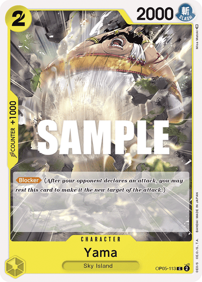 Yama OP05-113 Awakening of the New Era One Piece Karte