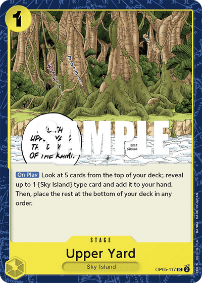 Upper Yard OP05-117 Awakening of the New Era One Piece Karte