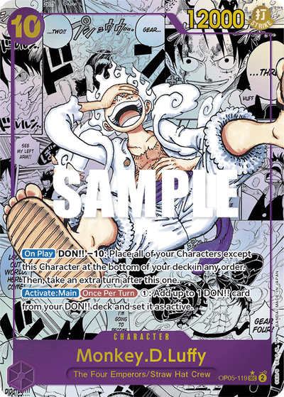 Monkey.D.Luffy OP05-119 (Parallel 2) Awakening of the New Era One Piece Karte