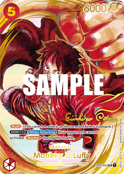 Monkey.D.Luffy ST01-012 (Parallel 3) Awakening of the New Era One Piece Karte