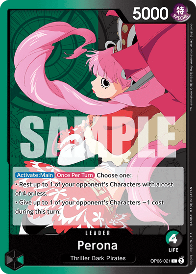 Perona OP06-021 Wings of the Captain One Piece Karte