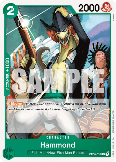 Hammond OP06-032 Wings of the Captain One Piece Karte