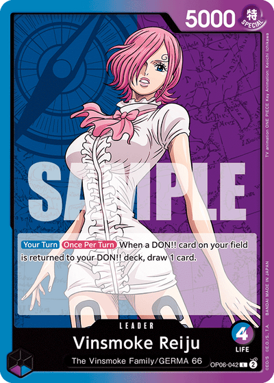 Vinsmoke Reiju OP06-042 Wings of the Captain One Piece Karte
