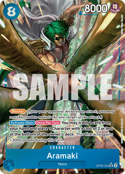 Aramaki OP06-043 (Parallel 1) Wings of the Captain One Piece Karte