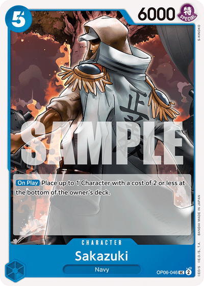 Sakazuki OP06-046 Wings of the Captain One Piece Karte