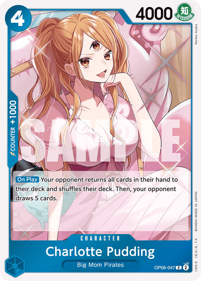 Charlotte Pudding OP06-047 Wings of the Captain One Piece Karte