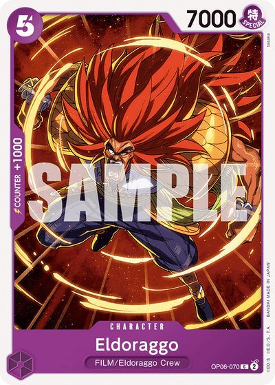 Eldoraggo OP06-070 Wings of the Captain One Piece Karte