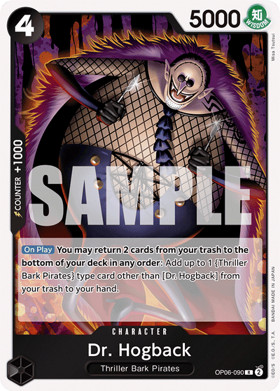 Dr. Hogback OP06-090 Wings of the Captain One Piece Karte