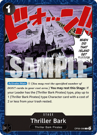Thriller Bark OP06-098 Wings of the Captain One Piece Karte